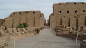 Le temple de Karnak en Egypte. 