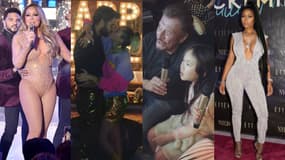 Les stars durant le réveillon