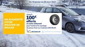 Norauto propose une superbe offre Michelin sur les célèbres pneus d'hiver