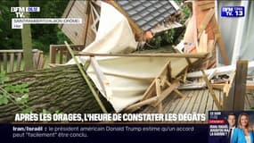 Après les violents orages qui ont touché la France, l'heure est de constater les dégâts