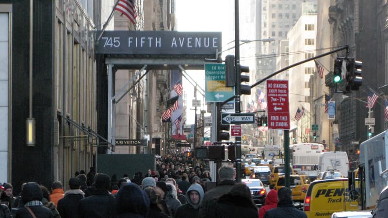 La 5e Avenue à New York est toujours l'artère commerçante la plus chère du monde, selon une étude de Cushman & Wakefield publiée ce mercredi.