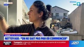 "On ne sait pas par où commencer": après la décrue à Givors, le nettoyage se poursuit 