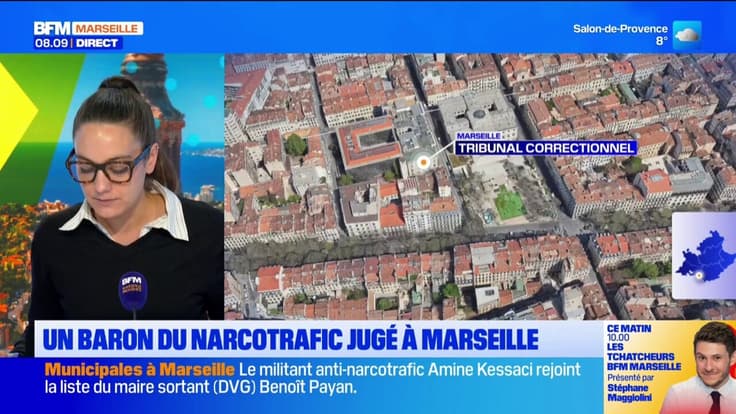 Un baron du narcotrafic jugé à Marseille.