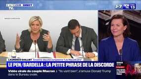 Tensions Bardella/Le Pen: "Même s'ils se chamaillent, ils restent très forts", indique Laurence Sailliet (Les Républicains) 