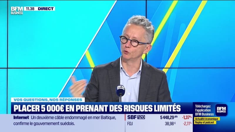 Vos questions, nos réponses : Où placer 5 000 euros en prenant des risques limités ? - 19/11