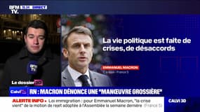 Macron : "La vie politique est faite de crises" - 20/12