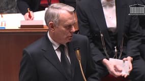 Jean-Marc Ayrault, mardi 15 janvier devant l'Assemblée nationale