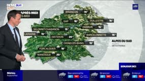 Météo Alpes du Sud: un temps pluvieux, entre 14°C et 20°C cet après-midi
