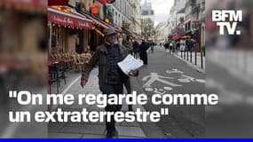  "On me regarde comme un extraterrestre": Ali est le dernier vendeur de journaux à la criée de Paris 