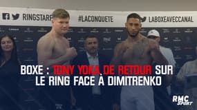 Boxe : Tony Yoka de retour sur le ring face à Dimitrenko