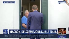 Emmanuel Macron va à la rencontre des Français  à Bagnères-de-Bigorre