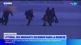 Littoral: des migrants secourus dans la Manche