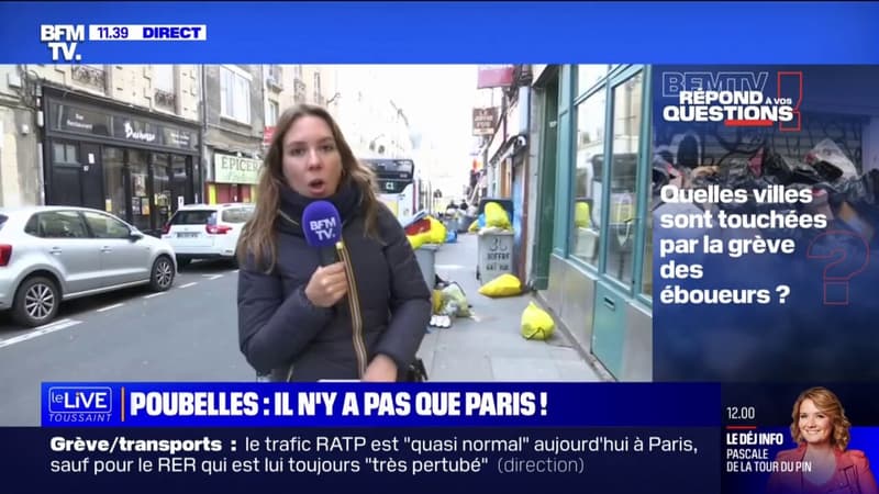 Quels sont les autres villes touchées par la grève des éboueurs? BFMTV répond à vos questions