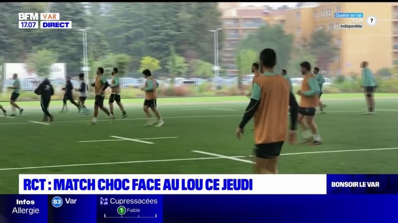 Top 14: un match choc ce jeudi pour le RCT face au LOU