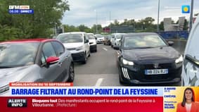 "Bloquons tout': le trafic est saturé à Lyon