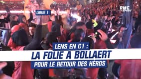 Lens : Ambiance folle à Bollaert pour fêter les héros lensois en pleine nuit