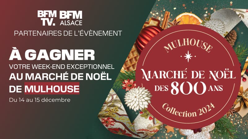 Gagnez un week-end exceptionnel à Mulhouse à l'occasion des 800 ans du Marché de Noël de Mulhouse