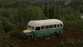 Le bus où le héros de "Into the Wild" séjourne en Alaska. 