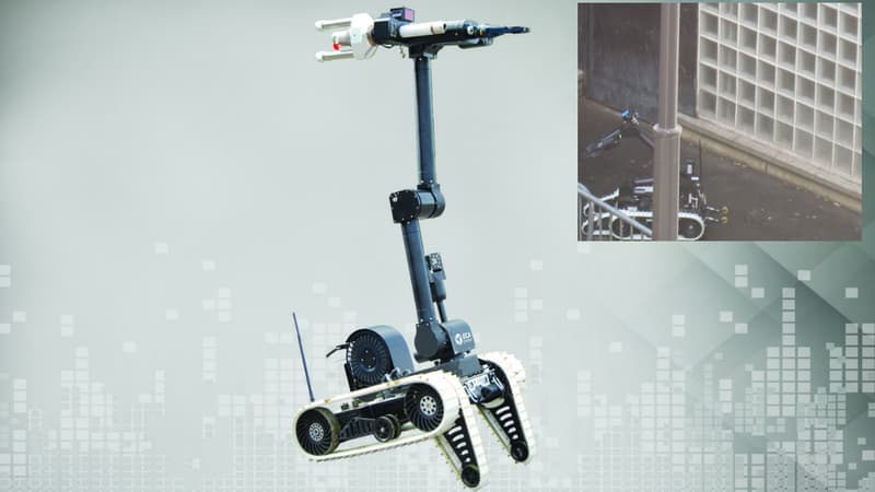 Conçu par la société toulonnaise ECA, ce robot équipe le service de déminage de la Préfecture de Police de Paris depuis juillet 2015.
