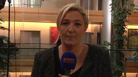 Marine Le Pen sur BFMTV, le 23 octobre 2013.