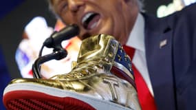 Donald Trump à la Sneakers Con de Philadelphie, le 17 février 2024