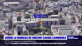 Paris: le domicile de Vincent Cassel cambriolé, trois suspects interpellés