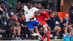 Falorin Balogun et Roderick Miller en Copa America, à Atlanta le 27 juin 2024
