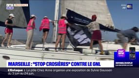 Marseille: le collectif Stop croisières s'est rassemblé ce samedi