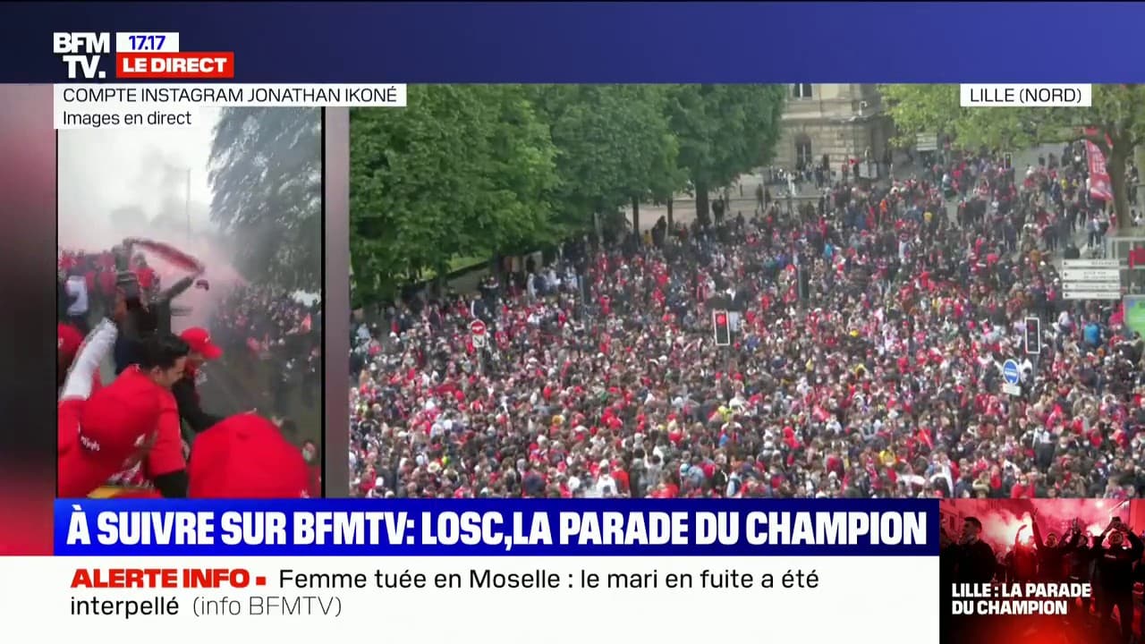 Défilé Losc champion