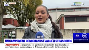 Strasbourg: le campement de migrants évacué en face du Palais universitaire