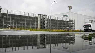 L'abattoir situé au nord-ouest de l'Allemagne.