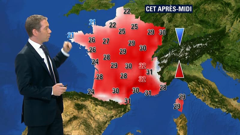 Prévision Météo-France pour ce lundi 10 septembre 