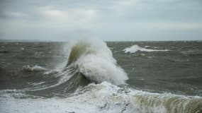 La tempête Eunice frappe les côtes normandes, notamment Le Havre, le 18 février 2022. (Photo d'illustration)