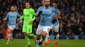 Sergio Aguero a mis un doublé.