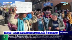 Réforme des retraites: des saisonniers se sont mobilisés à Briançon