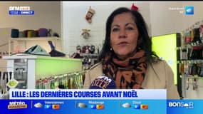 Lille: les ultimes courses avant le réveillon de Noël