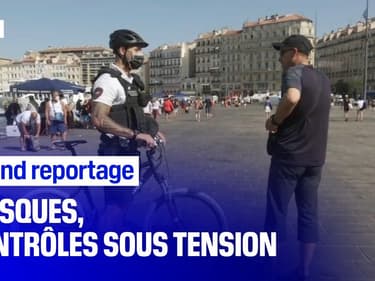 "Masques, contrôles sous tension": revoir le grand reportage de BFMTV