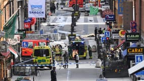 L'attaque au camion bélier dans un quartier très fréquenté de Stockholm 