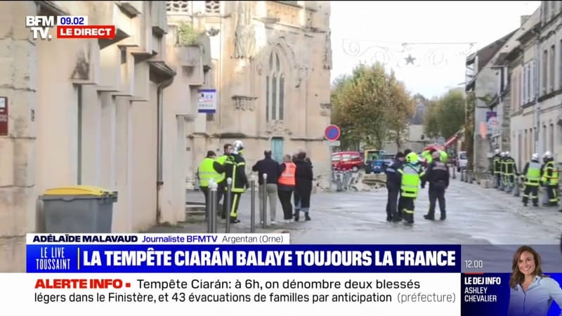 Tempête Ciaran: une église endommagée dans l'Orne