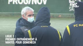 Ligue 1 : Premier entraînement à Nantes pour Domenech
