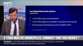 SIGNÉ BFM - Municipales: depuis les élections de 2020, plus de 2.400 maires ont démissionné
