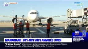 Aéroport de Marignane: 20% des vols annulés lundi en raison d'une grève des contrôleurs aériens