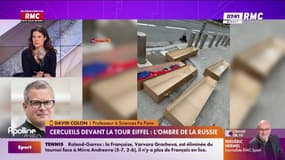 "Plus la France soutient l'Ukraine, plus la Russie cherche à nous diviser", explique David Colon, après l'affaire des cercueils devant la Tour Eiffel