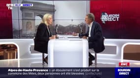 Marine Le Pen demande le retrait de la réforme des retraites