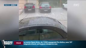 Violents orages dans le Rhône: "On a eu des grêlons de la taille d'une balle de ping-pong!" 