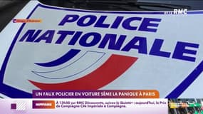 Un automobiliste, qui se faisait passer pour un policier, a semé la zizanie dans les rues de Paris samedi soir