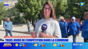 Critérium bouliste de Sisteron: trois jours de compétition dans la commune