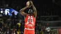 Fréjus Zerbo lors d'un match Strasbourg - Bourg-en-Bresse, le 19 janvier 2019