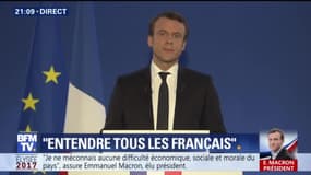 Emmanuel Macron:  "Je ne me laisserai arrêter par aucun obstacle"