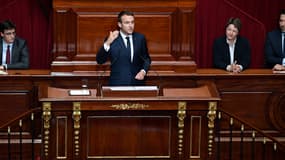 Emmanuel Macron s'est exprimé devant le Congrès ce lundi. 